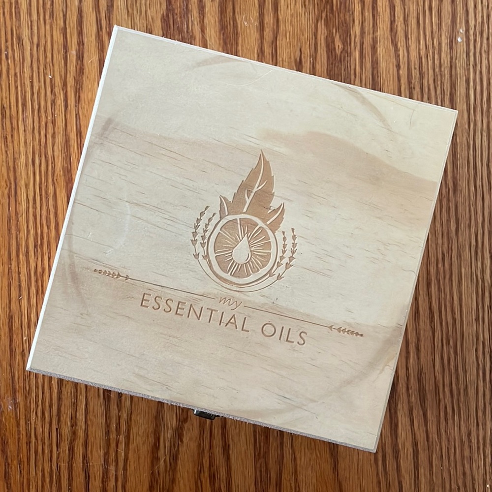 Essential oils storage box